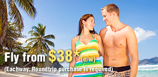 Fly from $38*