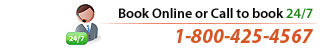 Book online or call us toll free