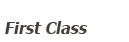 First class airfares