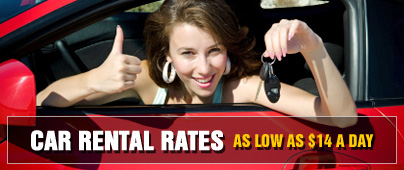 Low car rental rates