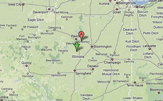 Map of Illinois