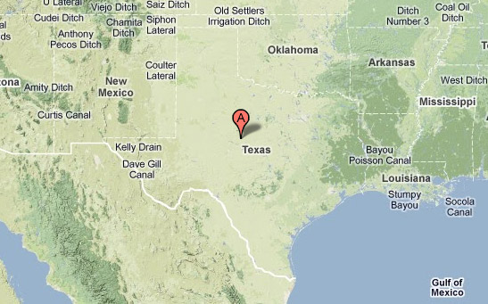 Map of Texas