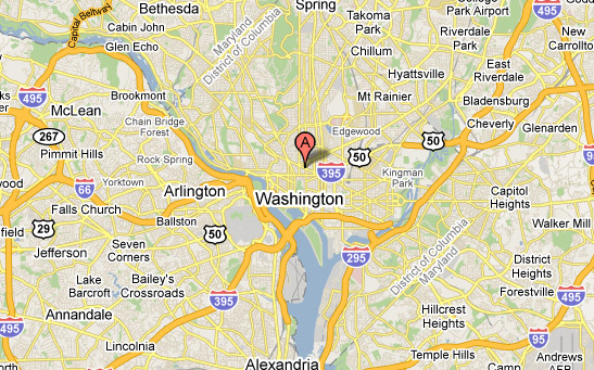 Map of Washington