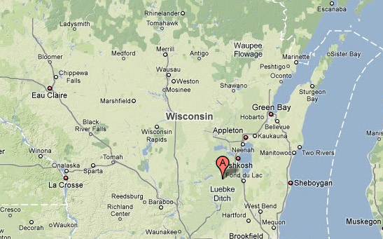 Map of Wisconsin