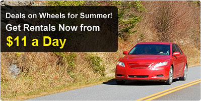Deals on Wheels for Spring! Get Rentals Now from $11 a Day