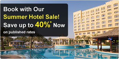 Save up to 40%* on Hotel Rooms!