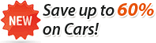 Save up to 60% on Cars