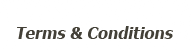 Terms and Conditions