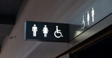 Bathroom sign