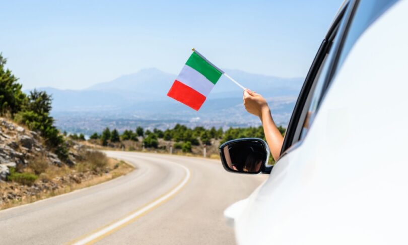 Driving through Italy