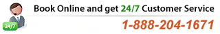 Call us toll free: 1-888-204-1671 & Book Air Tickets, Hotels and Car Rentals